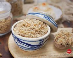 Hình ảnh về chà bông thịt heo trong hũ thủy tinh bánh mì chà bông cháo trắng rắc chà bông